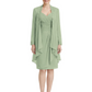 2PCS Knee Length Chiffon Mother of the Brides Dresses Short V-Neck