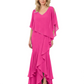 Chic Long A-Line Chiffon Mother of the Brides Dresses Sequin Mom Outfits