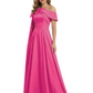 One Shoulder Elegant Mother of the Brides Dresses Mom Outfits Wedding Party