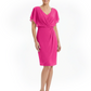 Chic Knee-Length Mother of Bride Formal Dress Slimming Chiffon Styles for Wedding Guest