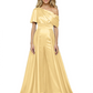 One Shoulder Mother of Bride jumpsuits Formal Gowns Floor Length Detachable Train