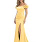 Elegant Mother of the Groom Dresses Mermaid Satin Formal Gown High Slit