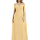 Elegant Mother of the Groom Gown Floral Lace Embroidered Formal Dress with Cape
