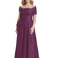Formal Floor-Length Mother of the Bride Gown Sleeveless Satin Maxi Dress with Drape