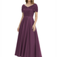 Luxury Formal Dress Sparkling Sequin Top Mother of Bride Dress Silk Satin A-Line Gowns