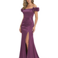 Elegant Mother of the Groom Dresses Mermaid Satin Formal Gown High Slit
