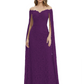 Elegant Mother of the Groom Gown Floral Lace Embroidered Formal Dress with Cape