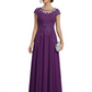 Chic Long A-Line Chiffon Mother of the Brides Dresses Sequin Mom Outfits For Wedding