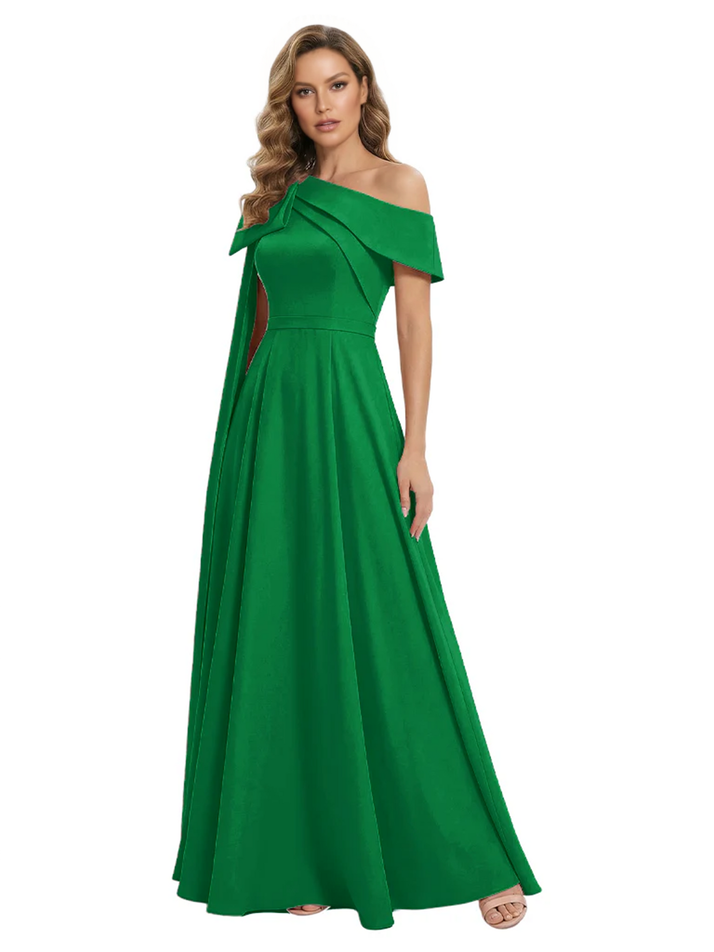 One Shoulder Elegant Mother of the Brides Dresses Mom Outfits Wedding Party