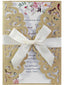 Wedding Invitation Letter For The Groom And Bride, Hollow Out Invitation Card