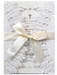 New Feather Wedding Party Invitation Letter, Hollow Out Greeting Card