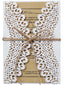 Simple White Wedding Invitation Letter, Hollow Out Greeting Card