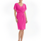 Chic Knee-Length Mother of Bride Formal Dress Slimming Chiffon Styles for Wedding Guest