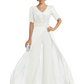 V-Neck Chiffon Mother of the Brides Jumpsuits Dresses Floor Length A-Line Lace