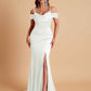 Elegant Soft Satin Mermaid Spaghetti Straps Floor-Length Mermaid Bridesmaid Dresses