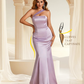 Sexy Satin Mermaid Bridesmaid Dresses One Shoulder Floor Length