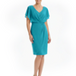 Chic Knee-Length Mother of Bride Formal Dress Slimming Chiffon Styles for Wedding Guest