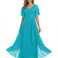 Bling Sequin Chiffon Mother of the Brides Dresses Wedding Party Gowns For Mom