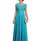 Chic Long A-Line Chiffon Mother of the Brides Dresses Sequin Mom Outfits For Wedding