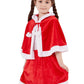 Christmas Velvet Shawl Cloak Cape Mrs Santa Claus Cape Robe Halloween Costume Red