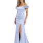 Elegant Mother of the Groom Dresses Mermaid Satin Formal Gown High Slit