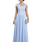 Chic Long A-Line Chiffon Mother of the Brides Dresses Sequin Mom Outfits For Wedding