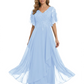 Bling Sequin Chiffon Mother of the Brides Dresses Wedding Party Gowns For Mom