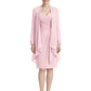 2PCS Knee Length Chiffon Mother of the Brides Dresses Short V-Neck
