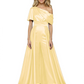 One Shoulder Mother of Bride jumpsuits Formal Gowns Floor Length Detachable Train