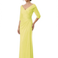 Elegant 3/4 Sleeve Mother of the Brides Dresses Mom Outfits Wedding Satin