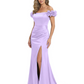 Elegant Mother of the Groom Dresses Mermaid Satin Formal Gown High Slit