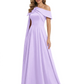 One Shoulder Elegant Mother of the Brides Dresses Mom Outfits Wedding Party