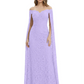 Elegant Mother of the Groom Gown Floral Lace Embroidered Formal Dress with Cape