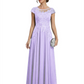Chic Long A-Line Chiffon Mother of the Brides Dresses Sequin Mom Outfits For Wedding