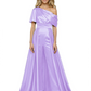 One Shoulder Mother of Bride jumpsuits Formal Gowns Floor Length Detachable Train
