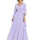Luxury Formal Mother of Bride Dress Sparkling Sequin Top & Flowy Chiffon Skirt with Shawl