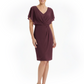 Chic Knee-Length Mother of Bride Formal Dress Slimming Chiffon Styles for Wedding Guest
