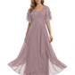Bling Sequin Chiffon Mother of the Brides Dresses Wedding Party Gowns For Mom