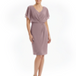 Chic Knee-Length Mother of Bride Formal Dress Slimming Chiffon Styles for Wedding Guest