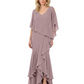 Chic Long A-Line Chiffon Mother of the Brides Dresses Sequin Mom Outfits