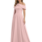 One Shoulder Elegant Mother of the Brides Dresses Mom Outfits Wedding Party