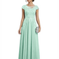 Chic Long A-Line Chiffon Mother of the Brides Dresses Sequin Mom Outfits For Wedding