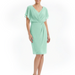 Chic Knee-Length Mother of Bride Formal Dress Slimming Chiffon Styles for Wedding Guest