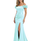 Elegant Mother of the Groom Dresses Mermaid Satin Formal Gown High Slit