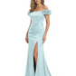 Elegant Mother of the Groom Dresses Mermaid Satin Formal Gown High Slit