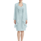 2PCS Knee Length Chiffon Mother of the Brides Dresses Short V-Neck