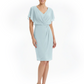 Chic Knee-Length Mother of Bride Formal Dress Slimming Chiffon Styles for Wedding Guest