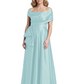 Formal Floor-Length Mother of the Bride Gown Sleeveless Satin Maxi Dress with Drape