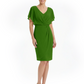 Chic Knee-Length Mother of Bride Formal Dress Slimming Chiffon Styles for Wedding Guest