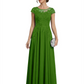 Chic Long A-Line Chiffon Mother of the Brides Dresses Sequin Mom Outfits For Wedding